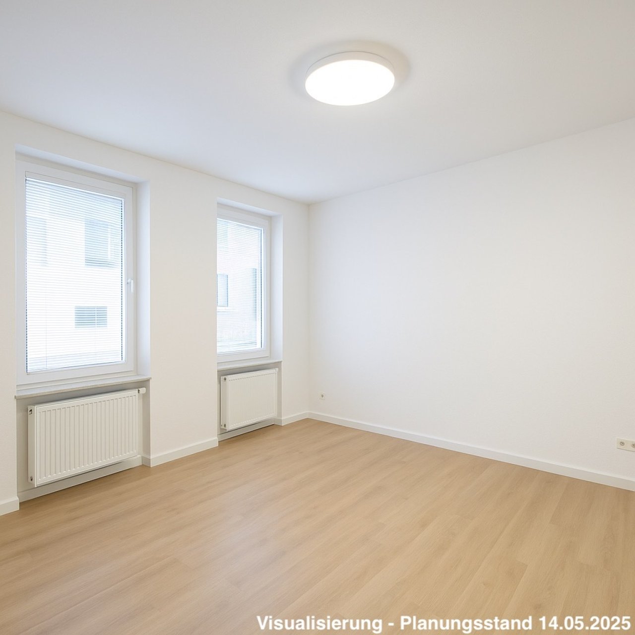03 Zimmer Vorn (1-2) 1OG Visualisierung Kirchstraße 19