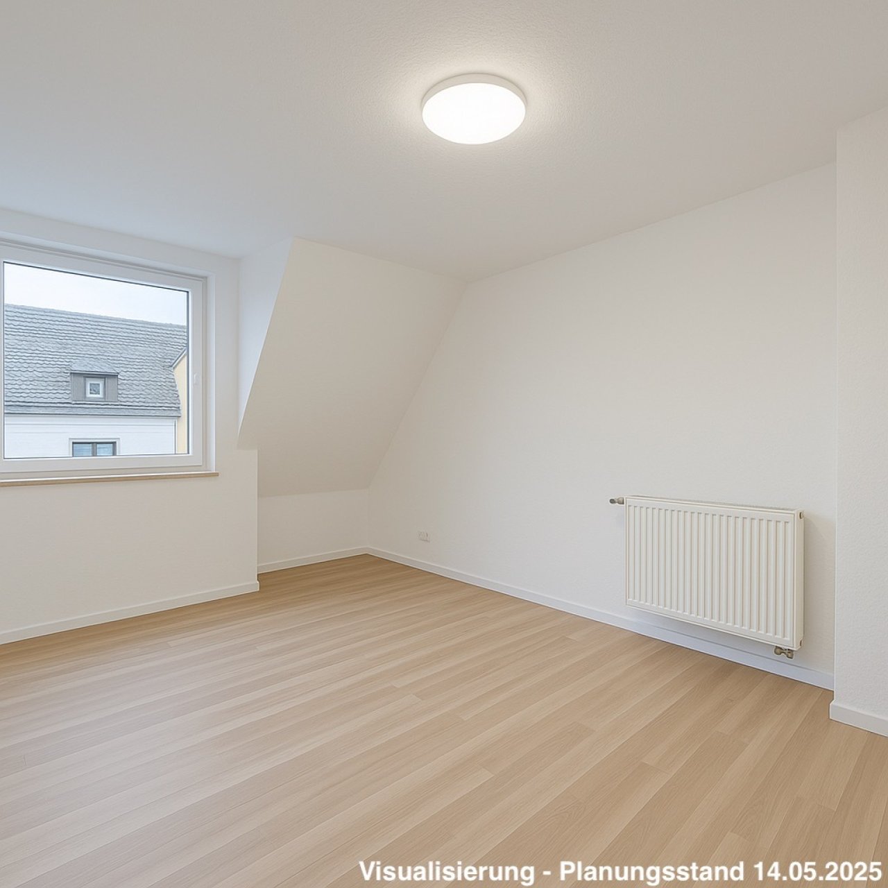 06 Zimmer Vorn (1-2) DG Visualisierung Kirchstraße 19