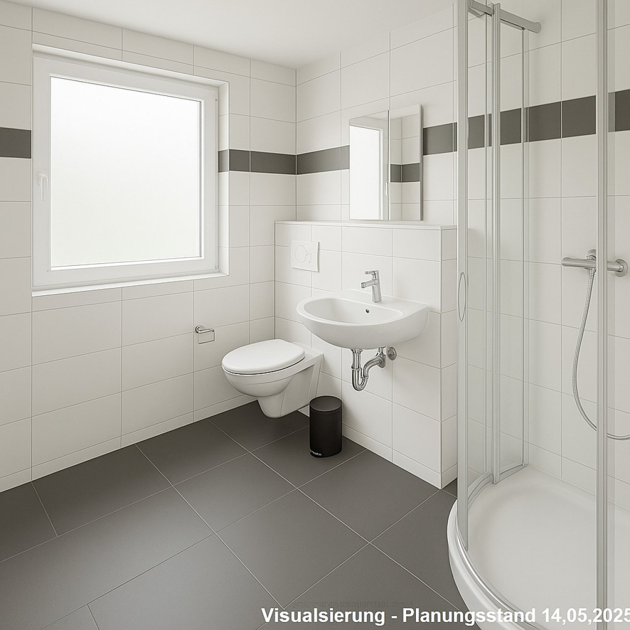 08 Badezimmer 1OG Visualisierung Kirchstraße 19
